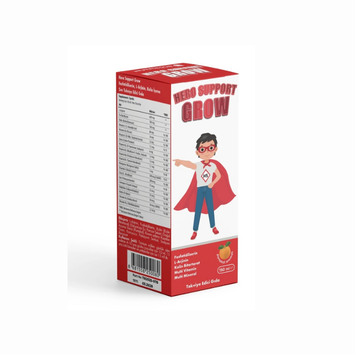 Hero Support Grow 150 Ml Şurup Takviye Edici Gıda
