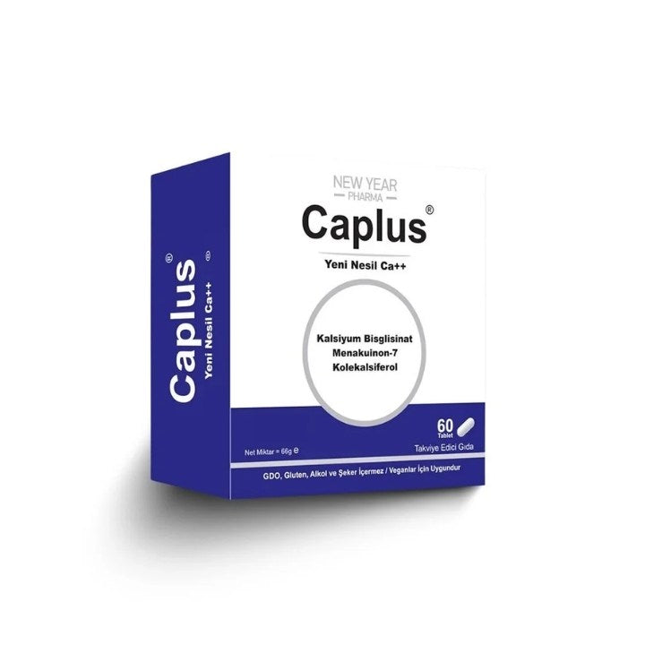 Caplus 60 Tablet Kalsiyum Gıda Takviyesi